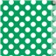 Dots Ta Dot White On Emerald