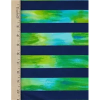 Stripes Sun Burst Greens Navy Large