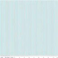 Stripes Riley Blake Aqua White