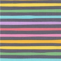 Stripes Magical Rainbow Grey Multi