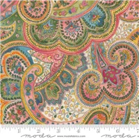 Flowers Posh Paisley Porcelain Multi on Off White