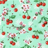 Flowers 20295 Cherry Floral Mint