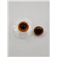 Glass Eyes Topaz 10mm