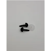 Safety Eyes 4mm Black Per Pair with Plastic Washer