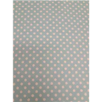 Fabric Flannelette Blue Dots