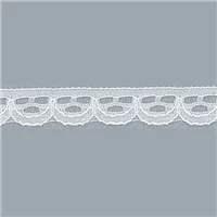 Nylon Lace White 10mm NL 796