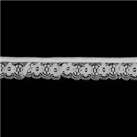 Lace 60835 Frilled White 30mm