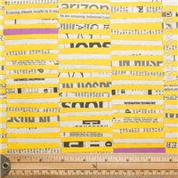 Paint Yellow Newsprint Strip