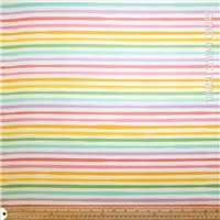 Stripes Magical Rainbow White