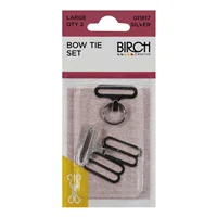 Birch Bow Tie Fasteners 2 sets 15mm