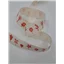 Ribbon Christmas Tape Cream Red 20mm - photo 1