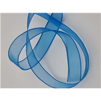 Ribbon 16mm Organza Mid Blue