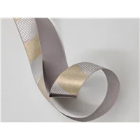 Ribbon 25mm Gold Silver 14686
