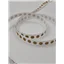 Ribbon Glitter Dots White Gold 10mm - photo 1