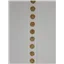 Ribbon Glitter Dots White Gold 10mm - photo 2