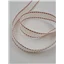 Grosgrain Ivory Red Stitch 16mm - photo 1