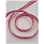 Ribbon Gingham 10mm Cerise White - photo 1