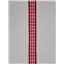 Ribbon Gingham 10mm Cerise White - photo 2