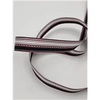 Ribbon Grape White Black Stripe