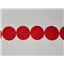 Fancy Circles 20mm Red