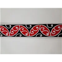 Braid Koru Red Black
