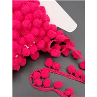 Bobble Fringe Fuschia FK 114