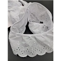 Lace Cambric 005 57mm White Frill