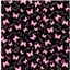 Misc Pink Ribbons Butterflies Black