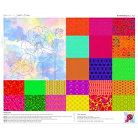 Patchwork Panel Applique Poppy