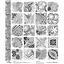 Patchwork Panel Tangle Time Black White
