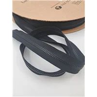 YKK Continuous Zipping 5 Vislon Black