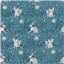 Christmas Winter Moonlight Hare and Fox