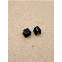 YKK Zip Top Stops Lge Black Per Pair