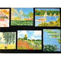 Patchwork Panel Tribute To Monet