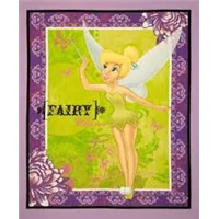 Patchwork Panel Tinkerbell Tink Fairy Charm