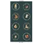 Patchwork Panel Dear Stella 2067 Dark Green