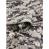 Fabric Camo Drill Grey White