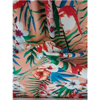Fabric Canvas Print Flamingo
