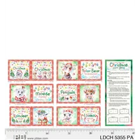 Patchwork Panel Xmas Book Little Darlings