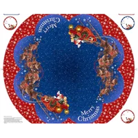 Patchwork Panel Tree Skirt Twas The Night