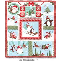 Patchwork Panel Laughing All The Way