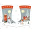 Patchwork Panel Large Stocking Winter Moon Scene