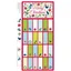Patchwork Panel Advent Kiwiana Merry Christmas White