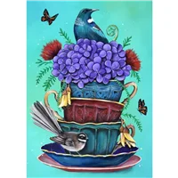 Patchwork Panel Garden High Tea Kiwiana
