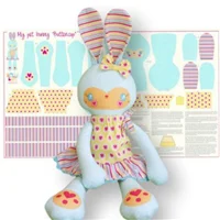 Patchwork Panel Buttercup Bunny Toy