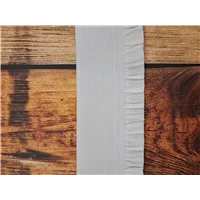 Elastic Skirt Band 50mm White