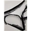 Stretch Velvet Single Frill Black - photo 2