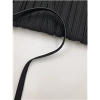 Elastic 6mm Black Woven EL 201