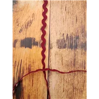 Trim Braid Ric Rac 6mm Wine