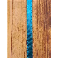 Ribbon Metallic Aqua 6mm